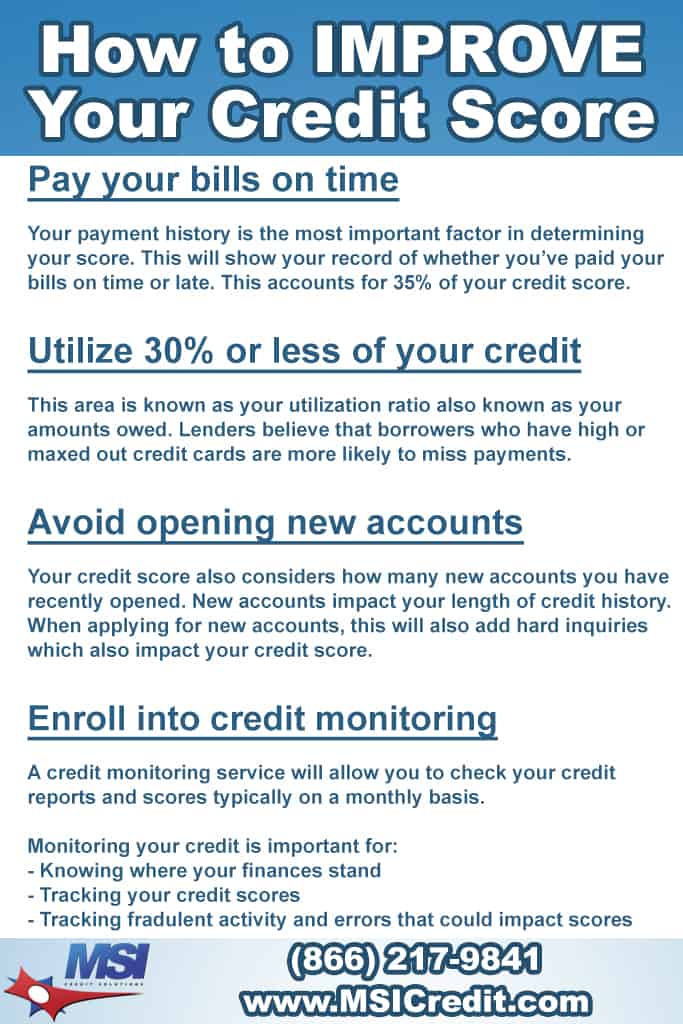 How to improve my credit score in dallas tx