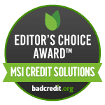 MSI Credit Solutions Badge